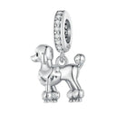 Pet Dog Charm Bracelet: Sterling Silver Poodle Dachshund Pet Dog Charm Bracelet: Sterling Silver Poodle Dachshund