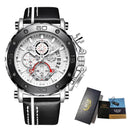 LIGE Luxury Chronograph Sports Watch Bold Style and Function LIGE Luxury Chronograph Sports Watch Bold Style and Function