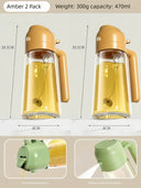 Glass Spray Oil Bottle Jar For Air Fryer Kitchen Use Glass Spray Oil Bottle Jar For Air Fryer Kitchen Use