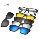 Customizable 6-in-1 Polarized Clip-On Sunglasses for Men Customizable 6-in-1 Polarized Clip-On Sunglasses for Men