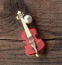 Fashion Musical Instruments Guitar Violin Cello Piano Brooch Fashion Musical Instruments Guitar Violin Cello Piano Brooch