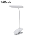 360° Flexible Clip-on Study Lamp USB Rechargeable Desk Light 360° Flexible Clip-on Study Lamp USB Rechargeable Desk Light