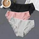Patchwork Lace Cotton Panties For Women Patchwork Lace Cotton Panties For Women