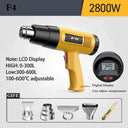 LCD Temperature Adjustable Compact Hot Air Gun 110V LCD Temperature Adjustable Compact Hot Air Gun 110V