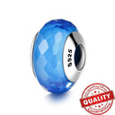 Colorful Heart Murano Glass Charm Sterling Silver Pandora Colorful Heart Murano Glass Charm Sterling Silver Pandora
