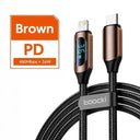 Toocki PD Fast Charging Cable For iPhone iPad LED Indicator Toocki PD Fast Charging Cable For iPhone iPad LED Indicator