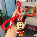 Disney Character PVC Keychain Minnie Mickey Stitch Accessory Disney Character PVC Keychain Minnie Mickey Stitch Accessory