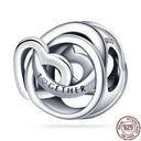 Sparkling Zircon Heart Charm Pendant Sterling Silver Jewelry Sparkling Zircon Heart Charm Pendant Sterling Silver Jewelry