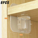 Adhesive Shelf Pegs with Partition Brackets Maximize Closet Organization Adhesive Shelf Pegs with Partition Brackets Maximize Closet Organization