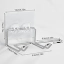 Stainless Steel Hair Dryer Organizer Wall Mount Shelf Stainless Steel Hair Dryer Organizer Wall Mount Shelf