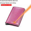 RFID Carbon Fiber Men's Wallet Personalized Security Style RFID Carbon Fiber Men's Wallet Personalized Security Style