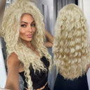 Blonde Ombre Voluminous Curls Wig Stylish Hairpiece for Women Blonde Ombre Voluminous Curls Wig Stylish Hairpiece for Women
