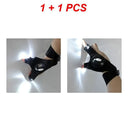 Fingerless Gloves LED Flashlight Outdoor Fishing Camping Tools Fingerless Gloves LED Flashlight Outdoor Fishing Camping Tools