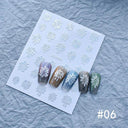 3D Sakura Blossom Nail Art Stickers for Elegant Designs 3D Sakura Blossom Nail Art Stickers for Elegant Designs