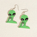 Exaggerated Cartoon Animal Earrings Unique Hip Hop Jewelry Exaggerated Cartoon Animal Earrings Unique Hip Hop Jewelry