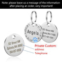 Personalized Stainless Steel Pet ID Tag for Dogs and Cats Personalized Stainless Steel Pet ID Tag for Dogs and Cats