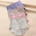 4Pcs Cotton Women's Panties High Waist Body Shaper Underwear 4Pcs Cotton Women's Panties High Waist Body Shaper Underwear