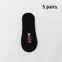 Adorable Cartoon Bear Non-Slip Ankle Slippers for Men Adorable Cartoon Bear Non-Slip Ankle Slippers for Men
