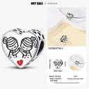 925 Silver Charm Bracelet with Zircon Pendant Beads DIY Jewelry 925 Silver Charm Bracelet with Zircon Pendant Beads DIY Jewelry