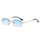 Unisex Rimless Rectangle Sunglasses with UV400 Protection Unisex Rimless Rectangle Sunglasses with UV400 Protection