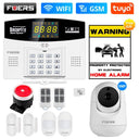 Smart WiFi GSM Alarm System with Remote Access LCD Display Smart WiFi GSM Alarm System with Remote Access LCD Display