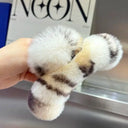 Crab Plush Fur Hair Clip Trendy Accessory For Girls Crab Plush Fur Hair Clip Trendy Accessory For Girls