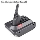 18V Battery Adapter Makita Milwaukee Bosch Dyson V6 V7 V8 18V Battery Adapter Makita Milwaukee Bosch Dyson V6 V7 V8