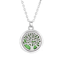 Stainless Steel Tree of Life Aromatherapy Necklace Gift for Women Stainless Steel Tree of Life Aromatherapy Necklace Gift for Women