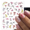 Succulent Blossom Nail Art Decals Blooming 3D Beauty Kit Succulent Blossom Nail Art Decals Blooming 3D Beauty Kit