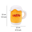 Interactive Beer Bottle Plush Dog Toy Durable Chew Toy Interactive Beer Bottle Plush Dog Toy Durable Chew Toy