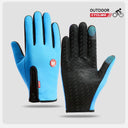 Men's Cycling Gloves Winter Touchscreen Warm Waterproof Non-Slip Men's Cycling Gloves Winter Touchscreen Warm Waterproof Non-Slip