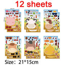 Create Your Own Animal Faces Stickers Set for Fun Crafts Create Your Own Animal Faces Stickers Set for Fun Crafts