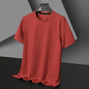 Summer O Neck Short Sleeve T Shirts For Men Casual Waffle Summer O Neck Short Sleeve T Shirts For Men Casual Waffle