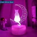 Moon Light: Cute Cat LED Night Lamp with Remote Control Moon Light: Cute Cat LED Night Lamp with Remote Control