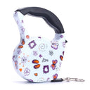 Retractable Dog Leash: Fashion Printed Auto Traction Rope Retractable Dog Leash: Fashion Printed Auto Traction Rope