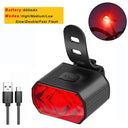 Waterproof Portable Mini Bike Lamp White Front Light Red Taillight Waterproof Portable Mini Bike Lamp White Front Light Red Taillight