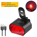 Waterproof Mini Bike Lamp Front Light White Taillight Red Waterproof Mini Bike Lamp Front Light White Taillight Red