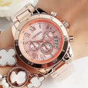 Luxurious Steel Bracelet Watch For Women Quartz Timepiece Luxurious Steel Bracelet Watch For Women Quartz Timepiece