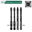 GREENER Four-Blade Hex Tile Drill Bits Set Premium Quality GREENER Four-Blade Hex Tile Drill Bits Set Premium Quality