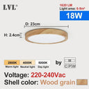 Golden Wood Grain LED Ceiling Light Modern Illumination Golden Wood Grain LED Ceiling Light Modern Illumination