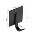 Stainless Steel Wall Hook Organizer for Towels and Keys Stainless Steel Wall Hook Organizer for Towels and Keys