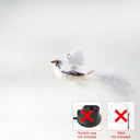 Handfree Cat Wand with Bell & Feather Toy for Cats Handfree Cat Wand with Bell & Feather Toy for Cats