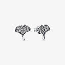 Sterling Silver Crystal Stud Earrings Rose Gold Heart Bee Sterling Silver Crystal Stud Earrings Rose Gold Heart Bee