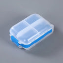 10-Grid Pill Box Travel-Friendly Pill and Jewelry Organizer 10-Grid Pill Box Travel-Friendly Pill and Jewelry Organizer