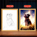 Whimsical Cat Moon Lamp - LED Night Light for Kids Rooms Whimsical Cat Moon Lamp - LED Night Light for Kids Rooms