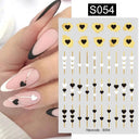 3D Sakura Blossom Nail Art Stickers for Elegant Designs 3D Sakura Blossom Nail Art Stickers for Elegant Designs