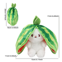 Cute Fruit Rabbit Plush Transforming Bunny Stuffed Toy Cute Fruit Rabbit Plush Transforming Bunny Stuffed Toy