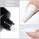 Glowing White Gel Nail Extension Kit for Beautiful Nails Glowing White Gel Nail Extension Kit for Beautiful Nails