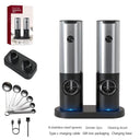 Electric Salt & Pepper Grinder Set USB Rechargeable LED Light Electric Salt & Pepper Grinder Set USB Rechargeable LED Light