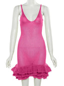 Seductive Hipster Clubwear With Peekaboo Pleats Dress Seductive Hipster Clubwear With Peekaboo Pleats Dress